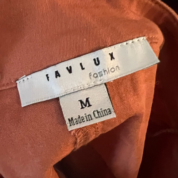 Burnt orange mini skirt - Picture 3 of 3